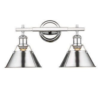Orwell Two Light Bath Vanity in Chrome (62|3306-BA2 CH-CH)