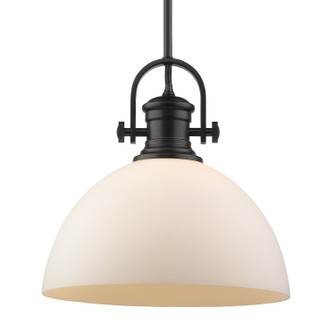 Hines One Light Pendant in Matte Black (62|3118-L BLK-OP)