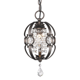 Ella EBB One Light Mini Pendant in Brushed Etruscan Bronze (62|1323-M1L EBB)