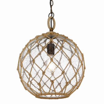Haddoc One Light Pendant in Burnished Chestnut (62|1092-M BC-SD)