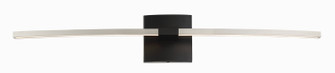 Archer LED Wall Sconce in Coal With Brushed Nickel (42|P5501-691-L)