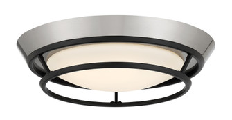 Beam Me Up LED Flush Mount in Coal With Brushed Nickel (42|P5372-691-L)