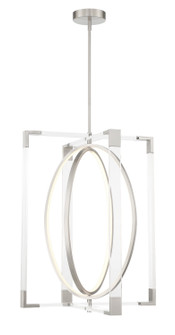 Double Take LED Pendant in Brushed Nickel (42|P2266-084-L)