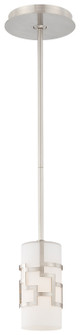 Alecia's Necklace One Light Mini Pendant in Brushed Nickel (42|P196-084)