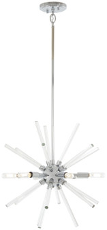 Spiked Six Light Pendant in Chrome (42|P1791-077)