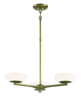 Scale LED Chandelier in Soft Brass (42|P1463-695-L)