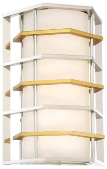 Levels LED Wall Sconce in Polished Nickel W/Honey Gold (42|P1070-657-L)