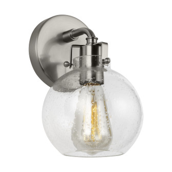 Clara One Light Wall Sconce in Satin Nickel (454|VS24401SN)