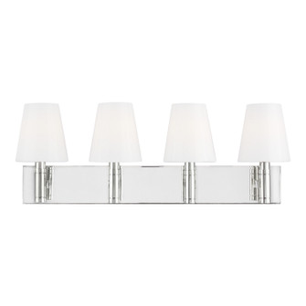 Beckham Classic Four Light Vanity in Polished Nickel (454|TV1044PN)