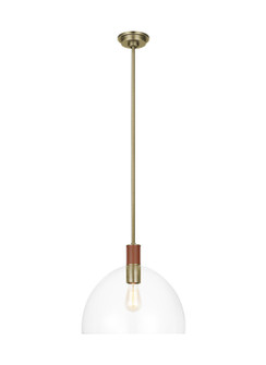 Hadley One Light Pendant in Time Worn Brass (454|LP1061TWBCG)