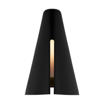 Cambre LED Wall Sconce in Midnight Black and Burnished Brass (454|KW1141MBKBBS-L1)