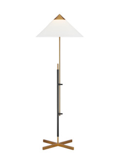 Franklin One Light Floor Lamp in Burnished Brass and Deep Bronze (454|KT1291BBSBNZ1)