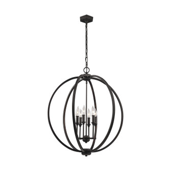 Corinne Six Light Pendant in Oil Rubbed Bronze (454|F3061/6ORB)