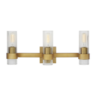 Geneva Three Light Vanity in Burnished Brass (454|CV1023BBS)