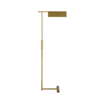 Foles One Light Floor Lamp in Burnished Brass (454|CT1231BBS1)