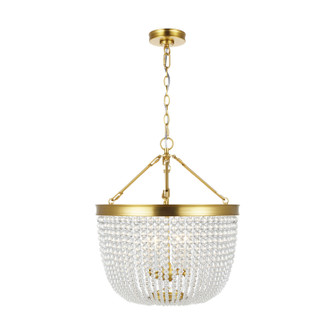 Summerhill Four Light Pendant in Burnished Brass (454|CP1354BBS)