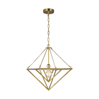 Carat One Light Pendant in Burnished Brass (454|CP1131BBS)