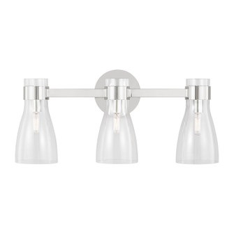 Moritz Three Light Bath Fixture in Polished Nickel (454|AEV1003PN)