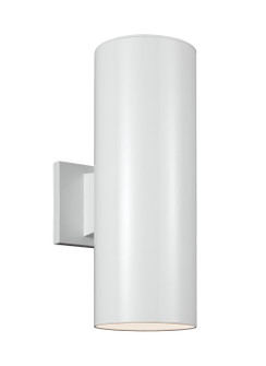 Outdoor Cylinders Two Light Outdoor Wall Lantern in White (454|8313902EN3-15)
