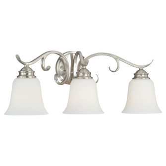 Hartford Three Light Vanity in Satin Nickel (63|W0162)