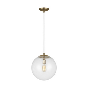 Leo-Hanging Globe One Light Pendant in Satin Brass (454|6801801EN7-848)