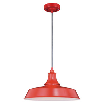 Dorado One Light Outdoor Pendant in Red and White (63|T0489)