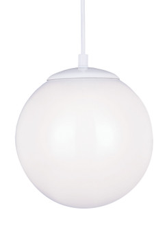 Leo - Hanging Globe One Light Pendant in White (454|6020EN3-15)