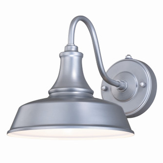 Dorado One Light Outdoor Wall Mount in Satin Silver and White (63|T0370)