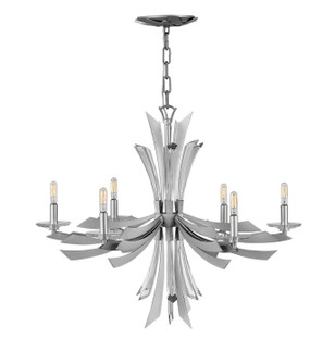 Vida LED Chandelier in Glacial (138|FR40908GG)