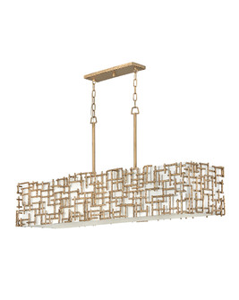 Farrah LED Linear Chandelier in Burnished Gold (138|FR33105BNG)