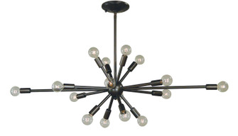 Simone 16 Light Chandelier in Antique Brass (8|4392 AB)