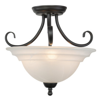 Babylon Three Light Semi Flush Mount in Oil Burnished Bronze (63|CF65353OBB)