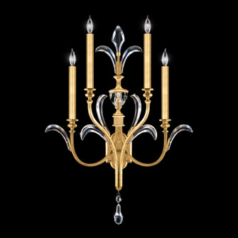 Beveled Arcs Four Light Wall Sconce in Gold (48|738650-SF3)