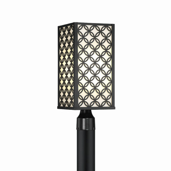 Clover LED Post Mount in Black (40|42700-012)