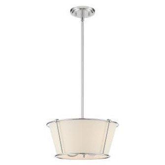 Pulito Three Light Semi-Flush Mount in Polished Nickel (40|39044-024)