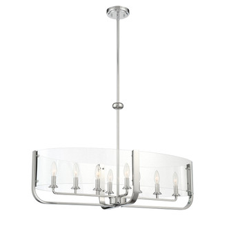 Campisi Eight Light Chandelier in Chrome (40|38157-028)