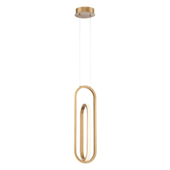 Demark LED Pendant in Satin Gold (40|37038-021)