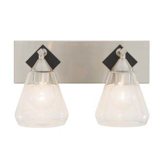 Prestige Two Light Bath in Brushed Nickel/Matte Black (137|349B02BNMB)
