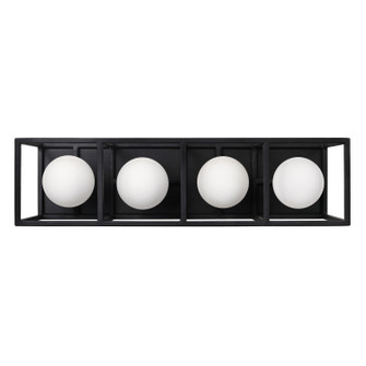 Plaza Four Light Bath in Carbon/Havana Gold (137|325B04CBHG)
