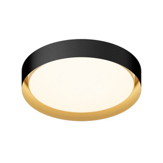 Echo LED Flush Mount in Black / Gold (86|E51014-BKGLD)
