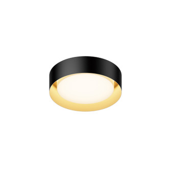 Echo LED Flush Mount in Black / Gold (86|E51010-BKGLD)