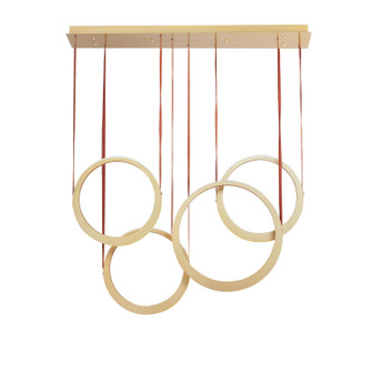 Tether LED Pendant in Natural Aged Brass (86|E24084-NAB)