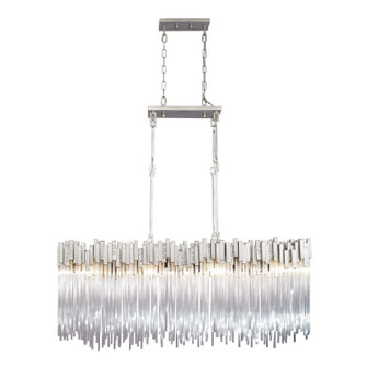 Matrix Eight Light Linear Pendant in Rainy Night (137|309N08RN)