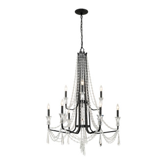 Barcelona Nine Light Chandelier in Onyx (137|270C09OX)