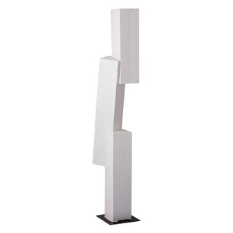 Tilt Sculpture in Plaster White (45|H0897-10536)