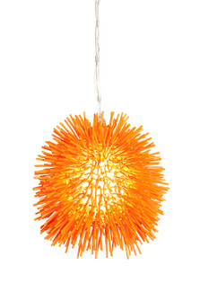 Urchin One Light Mini Pendant in Electric Pumpkin (137|169M01OR)