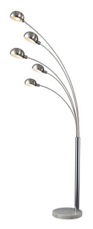 Penbrook Five Light Floor Lamp in Chrome (45|D2173)