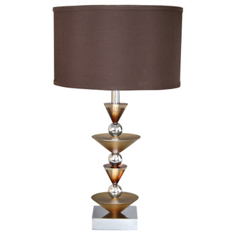 Around the World Two Light Table Lamp in Chrome (247|780072)