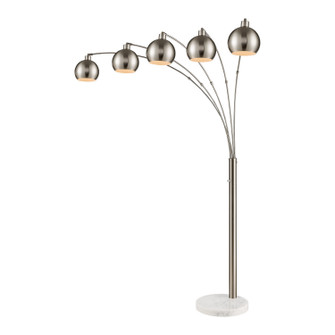 Peterborough Five Light Floor Lamp in Polished Nickel (45|77102)