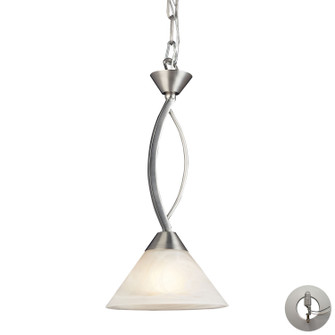 Elysburg One Light Mini Pendant in Satin Nickel (45|7634/1-LA)